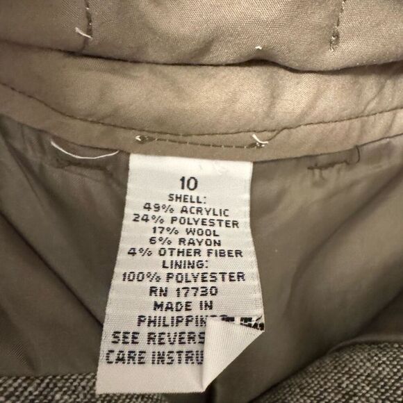 Isaac Mizrahi for Target Wool Blend Trouser Dress Pants size 10 - Picture 2 of 4